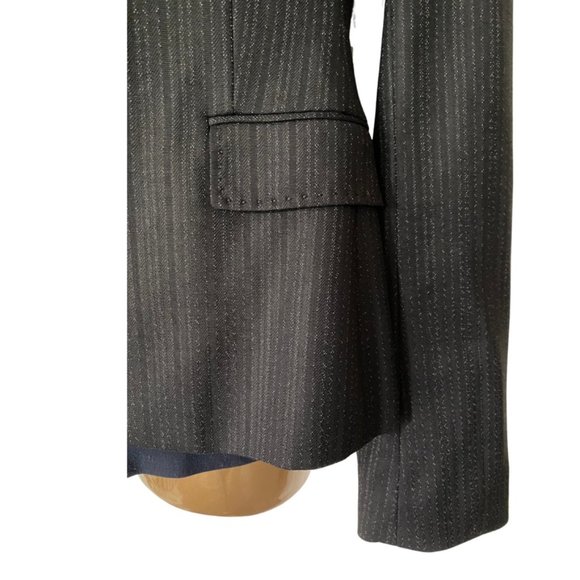 Elie Tahari Wool Pin Stripe Casual Business Suit | Designer Business Wear - Picture 7 of 13